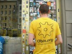 Obin visits the Fleischerei, august 2004