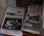 Videostills: Writing-off Cars, 5.04 mins film, 2004